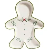 Gifi Plat de service en céramique forme bonhomme