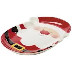 Gifi Plat de service Père Noël en céramique