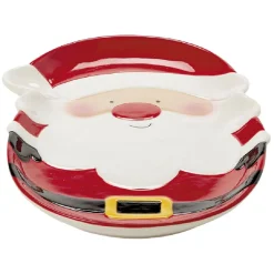 Gifi Plat de service Père Noël en céramique