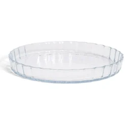Gifi Plat en verre borosilicate x2 - Ø22,6cm et Ø27cm
