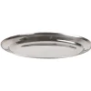 Gifi Plat ovale en inox gris