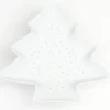 Gifi Plat porcelaine sapin