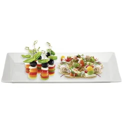 Gifi Plat service rectangle porcelaine