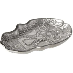 Gifi Plat tête de mort Halloween en verre