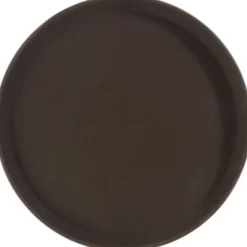 Gifi Plateau antidérapant rond marron