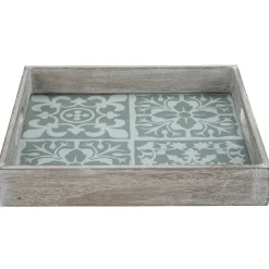 Gifi Plateau bois et carreaux de ciment collection Dolce Vita