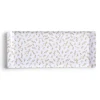 Gifi Plateau de service rectangulaire mélaminé blanc motif feuillage doré 18x37,5cm