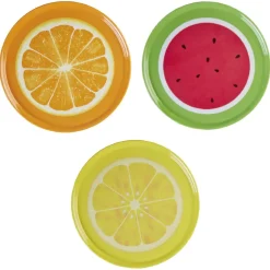 Gifi Plateau de service rond motif fruit
