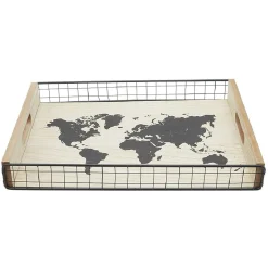 Gifi Plateau en bois carte