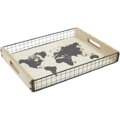 Gifi Plateau en bois carte