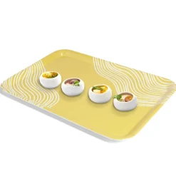 Gifi Plateau mélaminé jaune 45,2x31,4x2cm