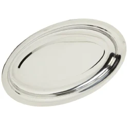 Gifi Plateau ovale argenté