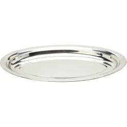 Gifi Plateau ovale argenté