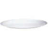 Gifi Plateau ovale plastique blanc