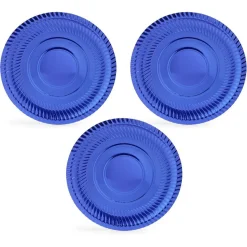 Gifi Plateau présentation carton bleu métallisé x3