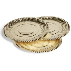 Gifi Plateau présentation carton doré x3