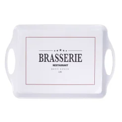 Gifi Plateau rectangulaire brasserie restaurant blanc 34x50,5cm