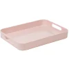 Gifi Plateau rectangulaire mélamine rose