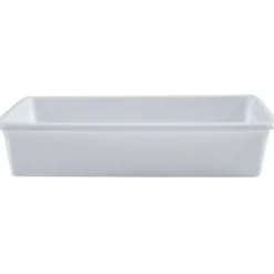 Gifi Plateau rectangulaire plastique blanc 3L