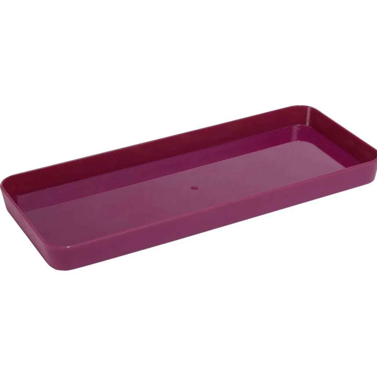 Gifi Aménagement Salle De Bain^Plateau rectangulaire rouge plastique 26x11xH2cm