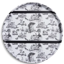 Gifi Plateau rond acier Ø23cm - 2 modèles