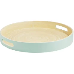 Gifi Plateau rond en bambou coloré