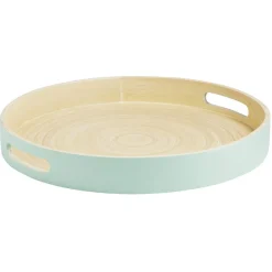 Gifi Plateau rond en bambou coloré Ø35 cm