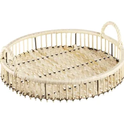 Gifi Plateau rond finition bois naturel