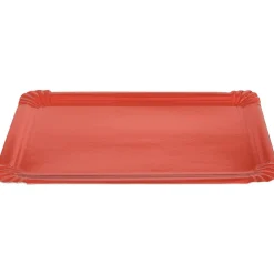 Gifi Plateau rouge brillant carton x5