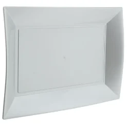 Gifi Plateau réutilisable argenté x3