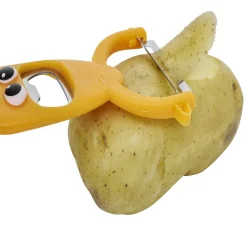 Gifi Éplucheur décapsuleur forme carotte orange L13,5cm