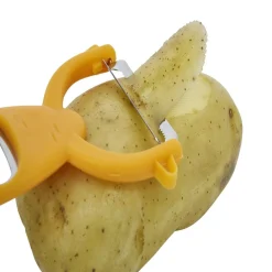 Gifi Éplucheur décapsuleur forme carotte orange L13,5cm