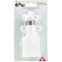 Gifi Poche à douille 5 embouts blanc et gris