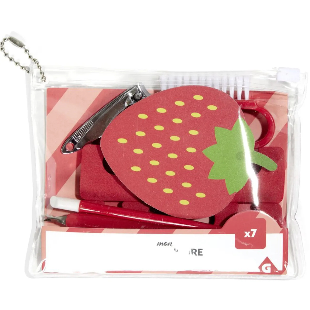 Gifi Beauté^Pochette manucure et pédicure avec 7 accessoires - 3 modèles