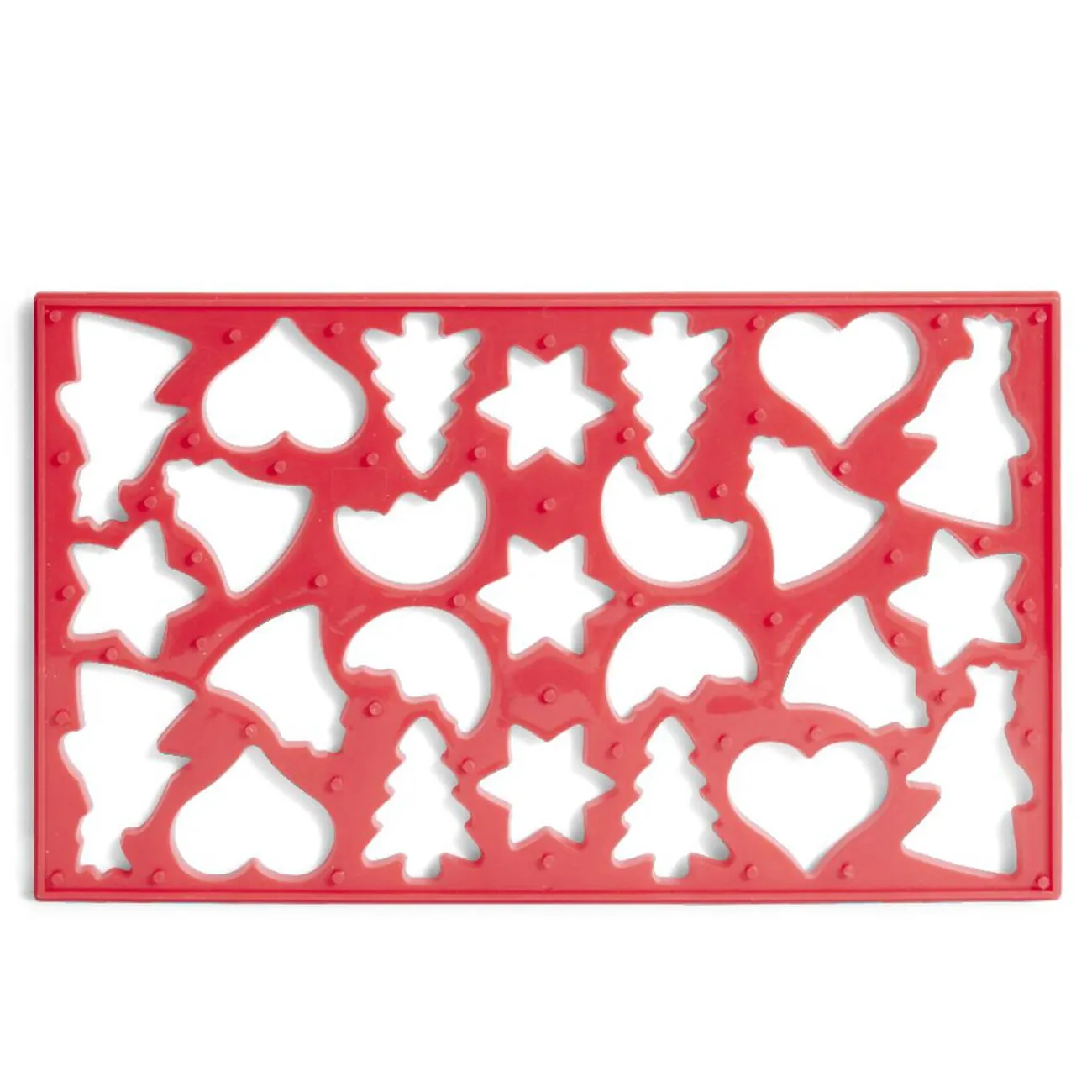 Gifi Pochoir à pâtisserie Noël 7 formes 22x37cm