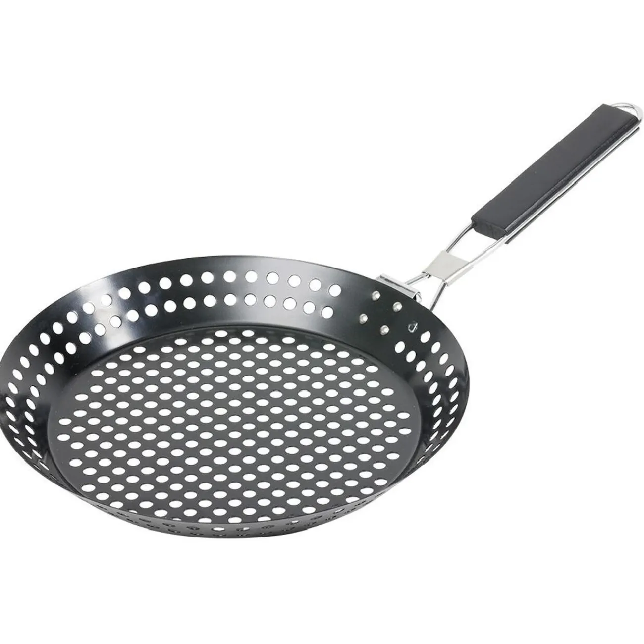 Gifi Poêle à marrons en acier au carbone Ø30,5cm