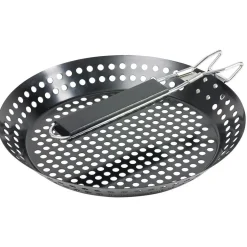 Gifi Poêle à marrons en acier au carbone Ø30,5cm