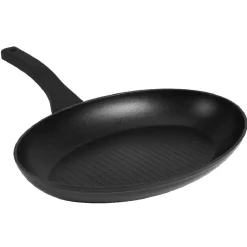 Gifi Poêle à poisson ronde en fonte compatible tous feux