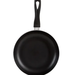 Gifi Poêle antiadhésive aluminium dégradé gris poignée bakélite noire