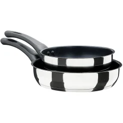 Gifi Poêle en inox x 2