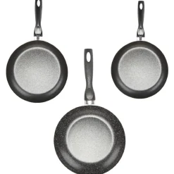 Gifi Poêle noire en aluminium x3