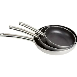 Gifi Poêle revêtement anti-adhérent x3 - Tous feux dont induction