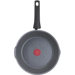 Gifi Poêle sauteuse Tefal Mineralia Force aluminium moucheté gris noir ø 26 cm