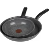 Gifi Poêle Tefal Meteor gris moucheté x2