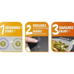 Gifi Poêle tefal Preserve en céramique avec indicateur thermo-spot ø 24 cm