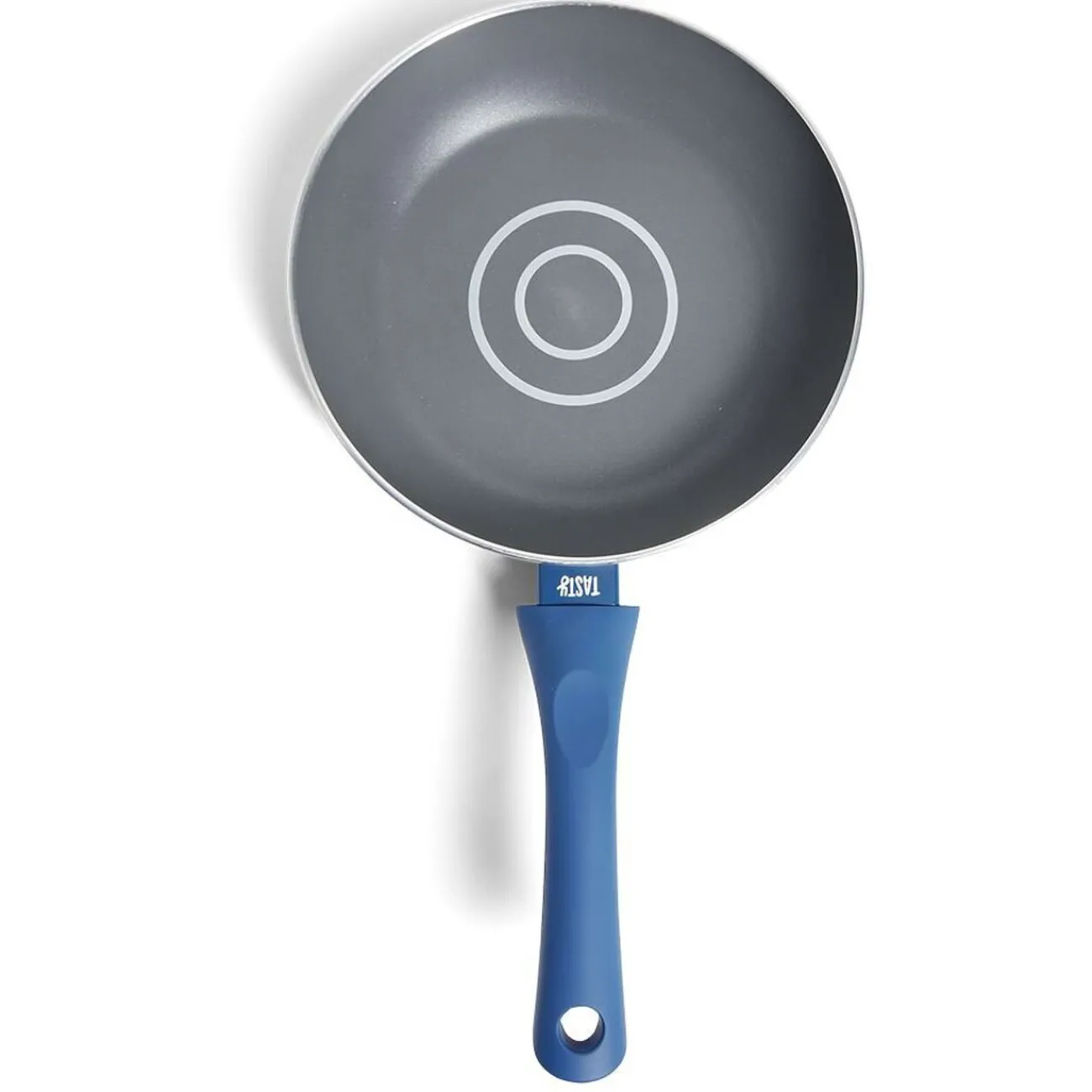 Gifi Poêle tous feux Ø24cm aluminium gris et bleu