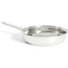 Gifi Poêle tous feux dont induction inox gris Ø28cm