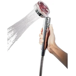 Gifi Equipement Douche^Pommeau de douche bouton start/stop tête inclinable et pivotante
