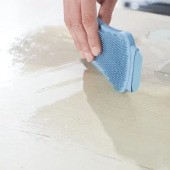 Gifi Nettoyage Et Entretien|Éponge silicone 3 en 1 raclette grattoir L. 16,5 cm