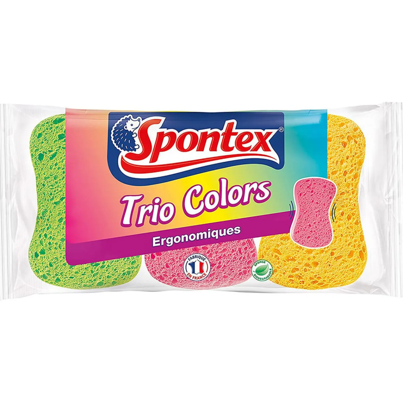 Gifi Nettoyage Et Entretien|Éponge trio colors Spontex x 3